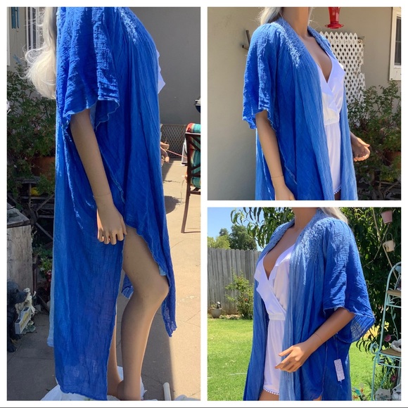 S/M πHP NWT Free People BoHo Chic Ombre Kimono Duster - Picture 2 of 16